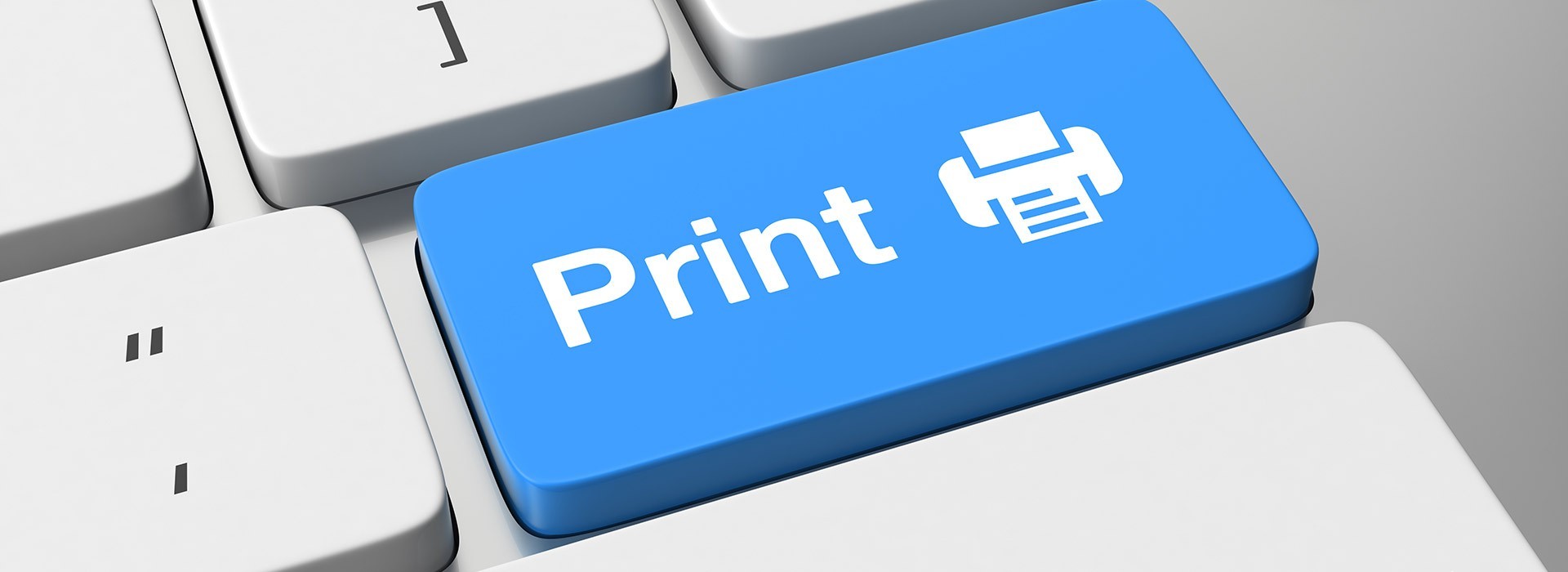 Tastatur mit Print