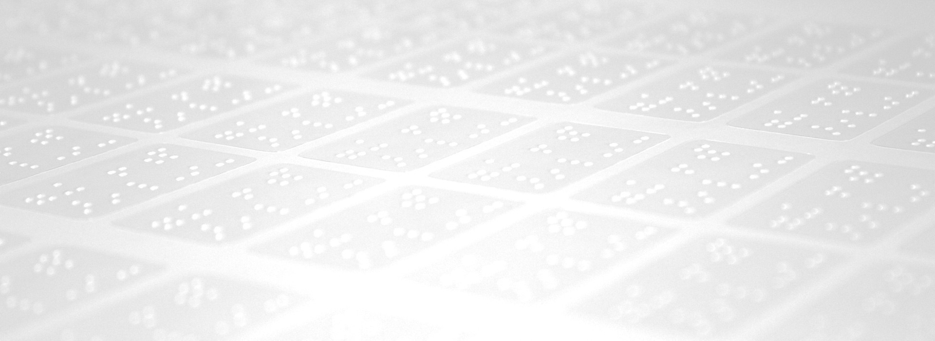 Etiketten mit Braille-Schrift